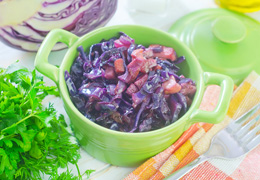 braised red cabbage  